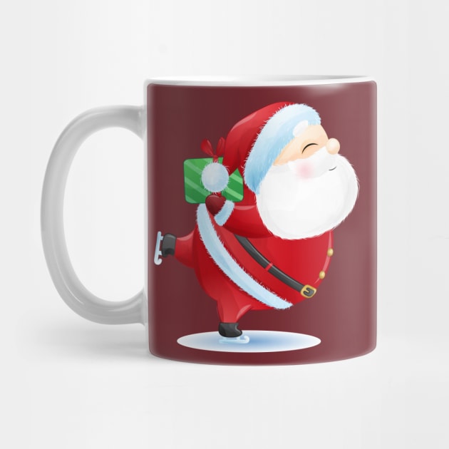 Cute santa claus for christmas day by kameleon